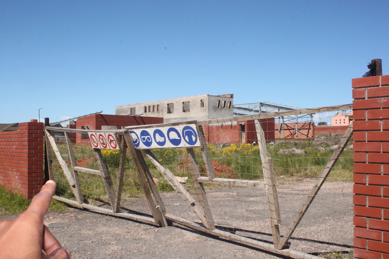 A sorry sight for residents who were hoping the eSikhaleni fire station would have been completed a year ago Photo: Wellington Makwakwa