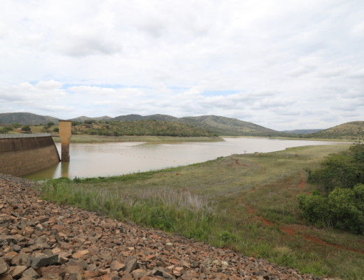 The Hluhluwe Dam at 25.9% of its full storage capacity on Tuesday PHOTOS: Larry Bentley