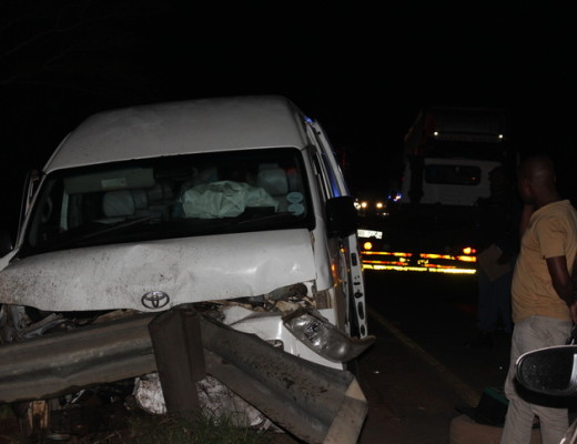 9 people sustained minor to moderate injuries during the collision on Monday night - PHOTO: Orrin Singh