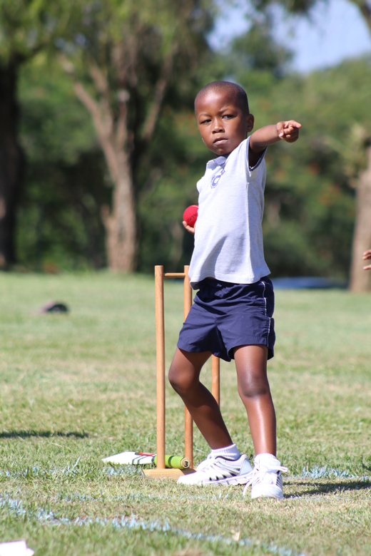 Richards Bay Christian School's Nkhazimulo Nkabela knows the value of aiming the ball in the right direction