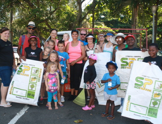 Richards Bay community members and businesses joined forces to clean up the beach at the Bay Hall area